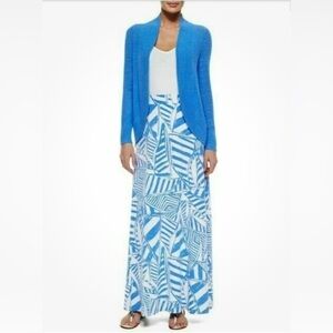 Lilly Pulitzer New with tags Sailboat Maxi Skirt Nola Bay Blue Yacht Sea Size XS